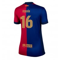 Camiseta Barcelona Fermin Lopez #16 Primera Equipación para mujer 2024-25 manga corta